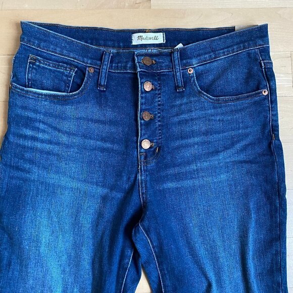 MADEWELL BNWT 9" Mid-Rise Skinny Jeans Button Fly - Picture 3 of 9